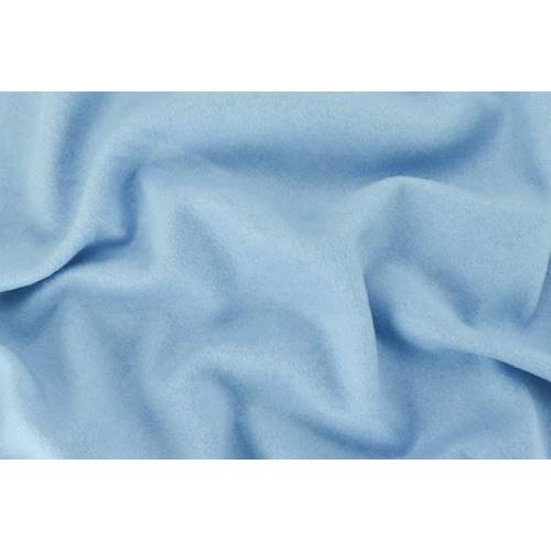 *2 5/8 YD PC--Pastel Blue Melton Wool Blend Jacketing