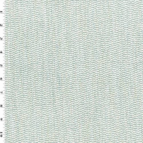 Sand/Teal/White Wave Textured Woven Decorating Fabric DFW55962
