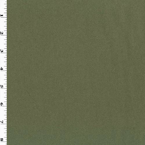 Dark Moss Green Wool Blend Twill Jacketing 70665