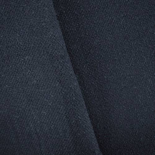Night Navy Wool Blend Texture Doubleweave Stretch Jacketing 70689