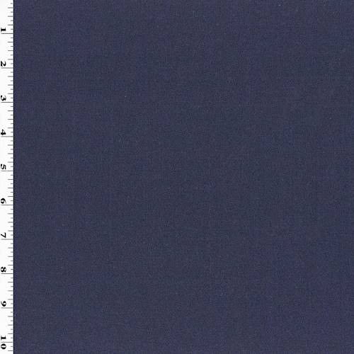 Navy Blue Wool Blend Double Crepe 70644