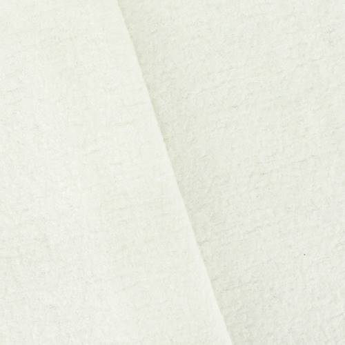Cream White Wool Blend Texture Jersey Knit 70649