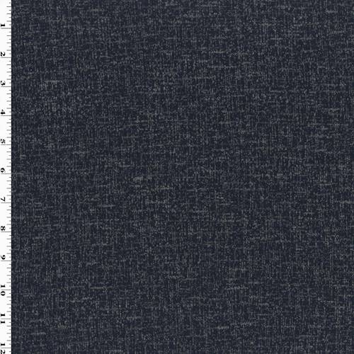Black/Navy/Grey Double Knit Wool Blend Jacketing 70691