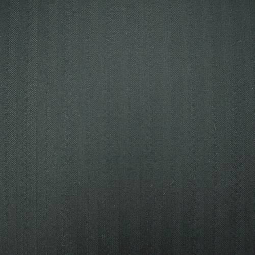 Black Tropical Wool Blend Stripe Herringbone Shirting 70705