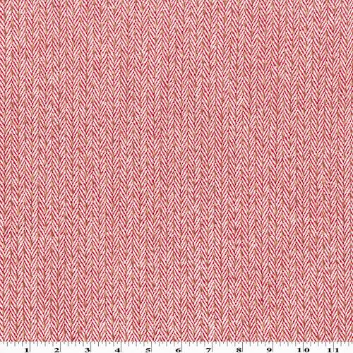Red/White/Brown Wool Blend Herringbone Jacketing 70730