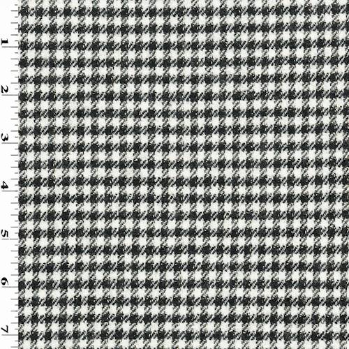 Black/Cream/Gold Sparkle Wool Blend Herringbone Jacketing 70774