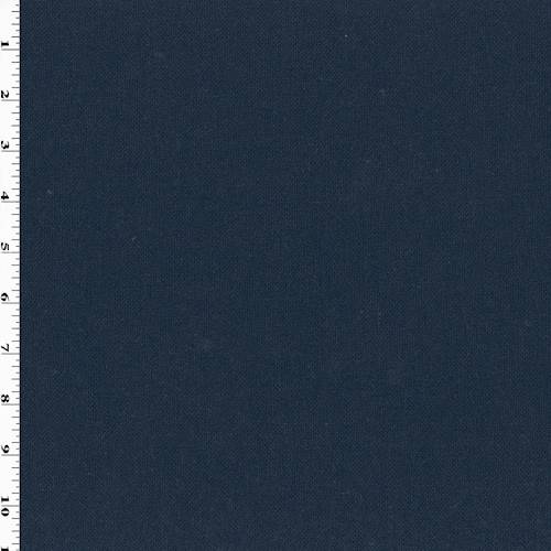 Midnight Navy Blue Loosely Woven Wool Blend 70776