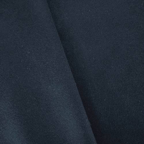 Midnight Navy Blue Boiled Wool Blend Doubleweave Jacketing 70785