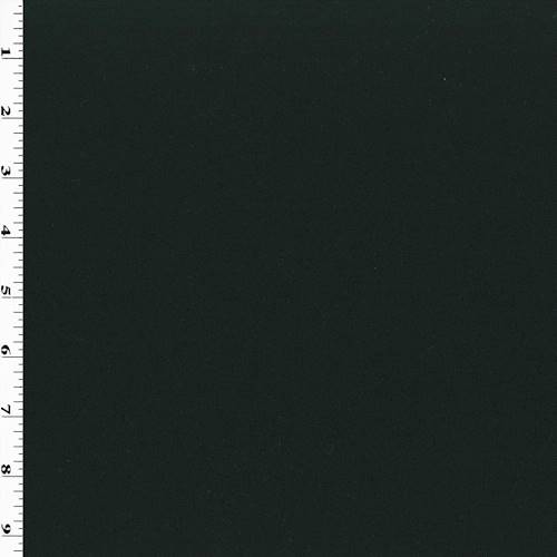 Pitch Black Wool Blend Twill Shirting 70789