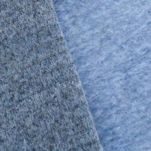 Stormy Blue Textured Sweatshirt Fleece 70375