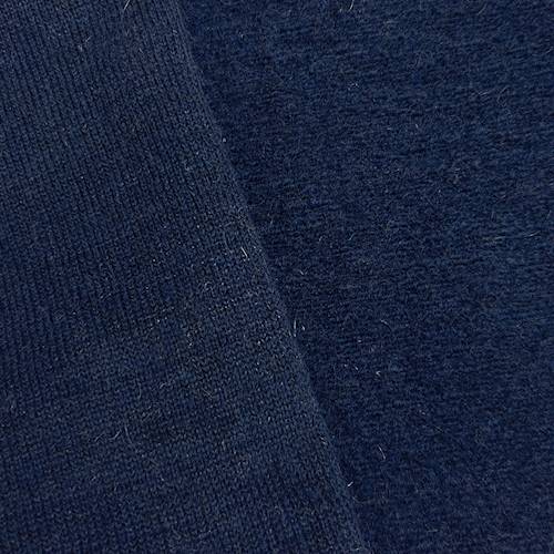 Night Navy Blue Wool Blend Sweatshirt Fleece 70600