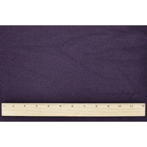 *4 1/2 YD PC--Grape Wine Purple Wool Blend Rib Knit