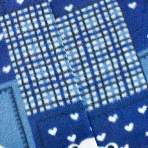 Navy/White/Multi Teddy Bear Sweetheart Printed Fleece DFW11160