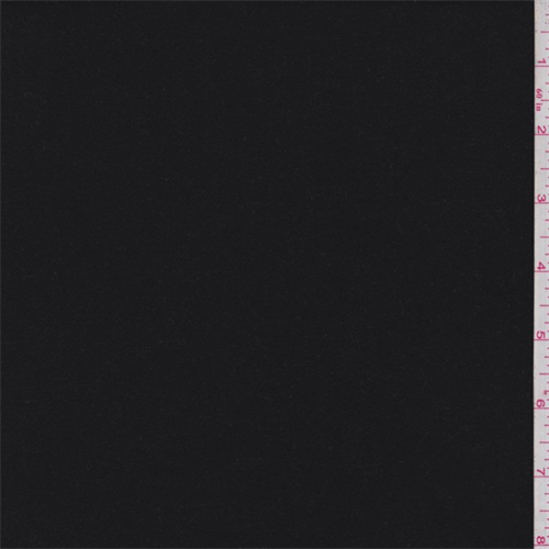 *1 YD PC--Black Flannel Twill