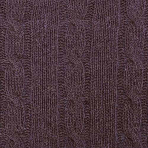 Deep Brown Wool Blend Cable Knit 70625
