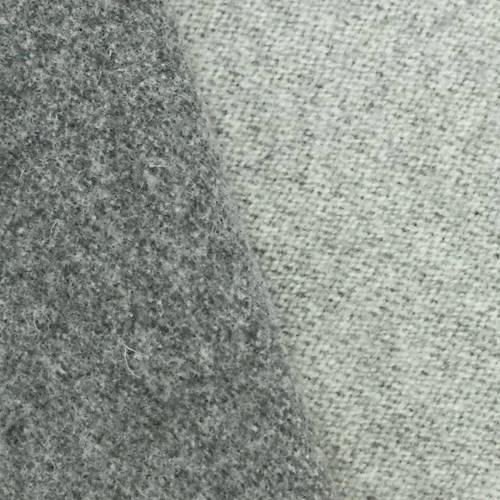 Stone Gray Wool Blend Doubleweave Jacketing 70815
