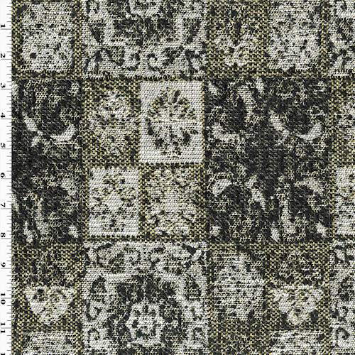 Yellow/White/Multi Baroque Patchwork Tapestry Jacketing 70799