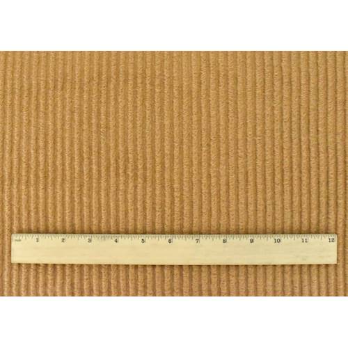 *2 1/8 YD PC--Tanned Beige Wool Blend Rib Texture Knit