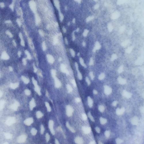 Periwinkle/Artic Blue Cheetah Print Faux Fur DFW56326