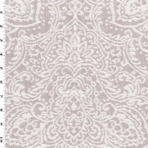 Dusty Rose/Kissed Beige Baroque Jacquard Home Decor Fabric DFW56036