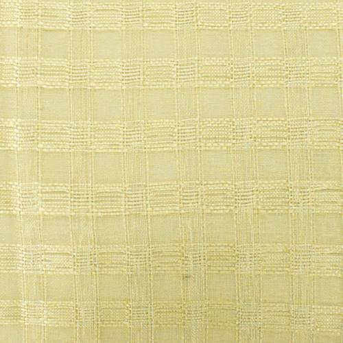 Sungold Beige Plaid Woven Drapery Fabric DFW56135