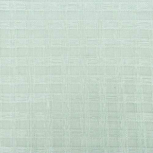 Seafoam Green Gingham Sheer Drapery Fabric DFW56175