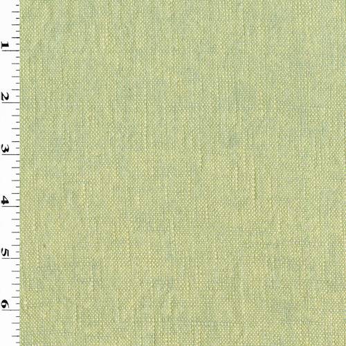 Meadow Green/Teal Washed Slub Linen Woven Decorating Fabric DFW56877