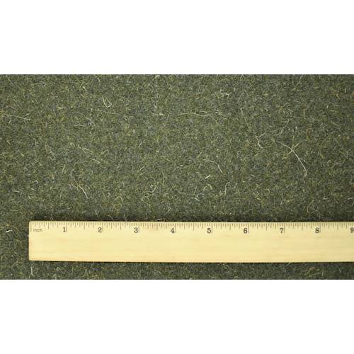*3 5/8 YD PC--Moss Green/Honey Wool Blend Double Weave Coating