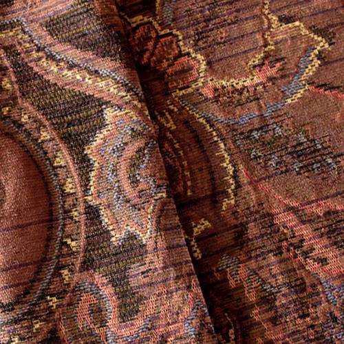 Purple/Yellow/Multi Floral Chenille Tapestry Decor Fabric DFW56989
