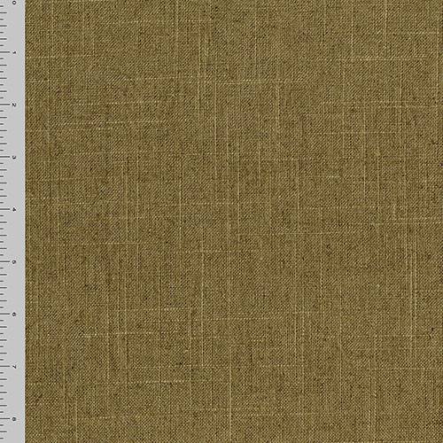 Nature Beige Linen Slub Woven Home Decorating Fabric DFW57090