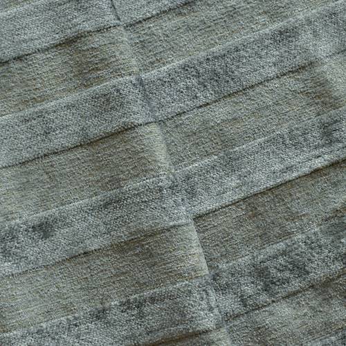 Deep Lead Gray Chenille Stripe Home Decorating Fabric DFW57099