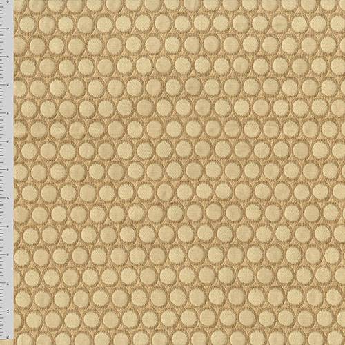 Tan/Beige Polka Dot Jacquard Home Decorating Fabric DFW57140