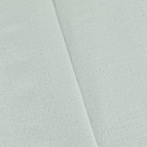 *3 1/2 YD PC--Cloudy White Wool Brush Back Double Crepe Jacketing
