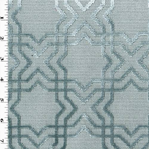 Cool Gray Star Velvet Pile Woven Decorating Fabric DFW57353