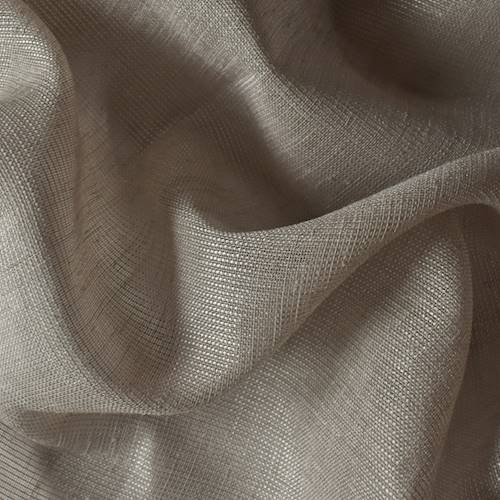 Metallic Taupe Semi-Sheer Textured Decorating Fabric DFW57423