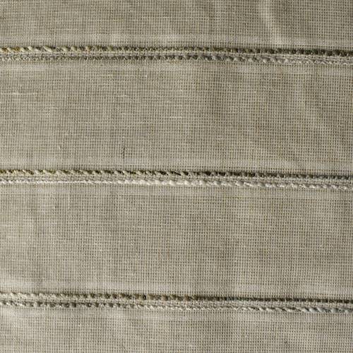 Beige/White/Gray Double Stripe Semi-Sheer Decorating Fabric DFW57430