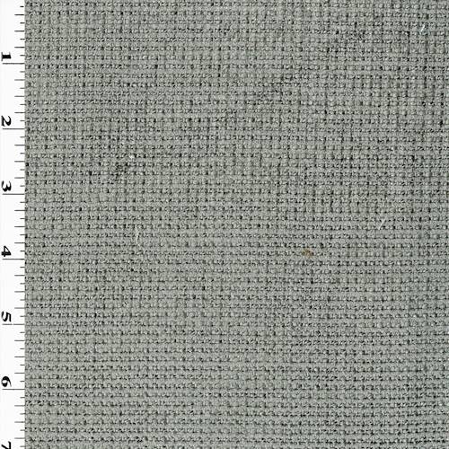 Tin Gray Textured Dobby Chenille Home Decorating Fabric DFW57442