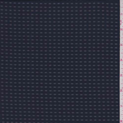 Navy Burnout Check Polyester