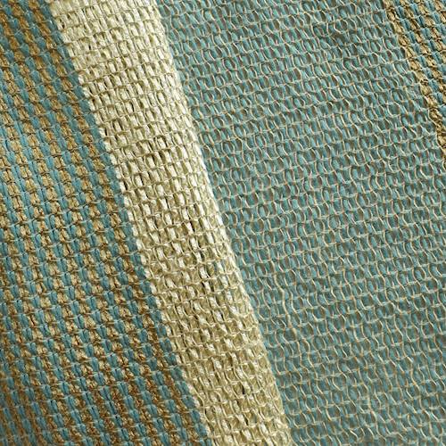 Deep Teal/Multi Stripe Woven Drapery Fabric DFW57558