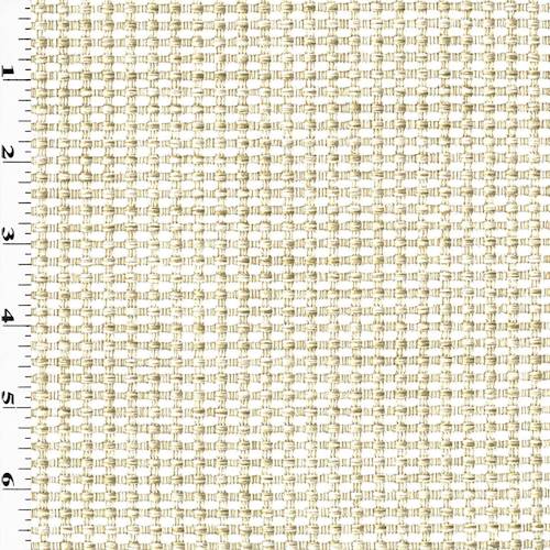 Natural Beige/White Chenille Basket Dobby Decorating Fabric DFW57609