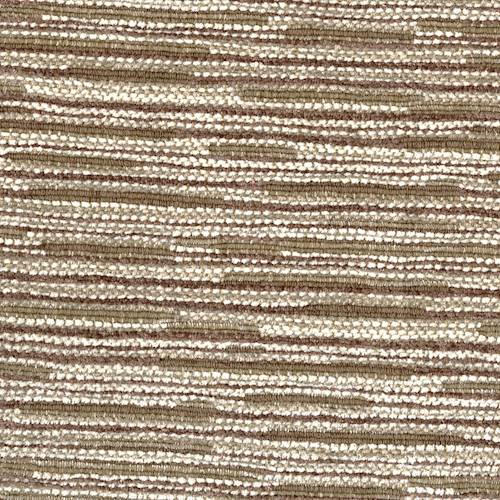 Brown/Taupe/Beige Textured Stripe Chenille Decorating Fabric DFW57611