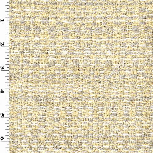 Gray/Straw/White Textured Dobby Home Decorating Fabric DFW57623