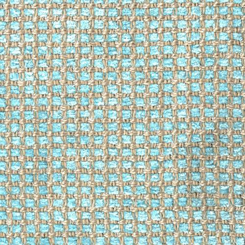 Teal/Beige Chenille Basket Dobby Home Decorating Fabric DFW57626