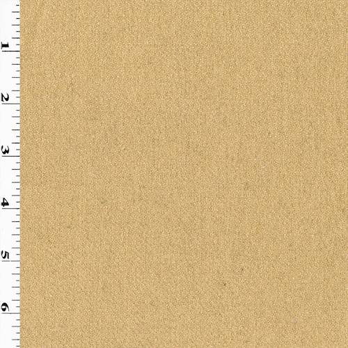 Tanned Beige Wool Blend Twill Woven Decorating Fabric DFW57651