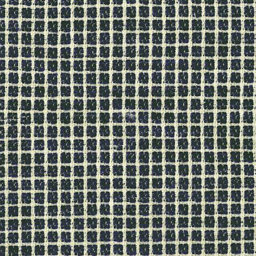 Deep Navy/Cream Chenille Micro Grid Home Decorating Fabric DFW57677