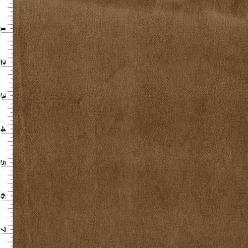 Baked Biscuit Beige Textured Velveteen Decorating Fabric DFW57704
