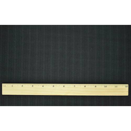*3 1/2 YD PC--Classic Black Loosely Woven Plaid Textured Wool Shirting
