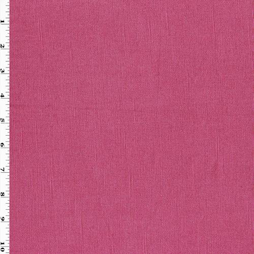 Deep Flamingo Pink Cotton Canvas Home Decorating Fabric DFW57752
