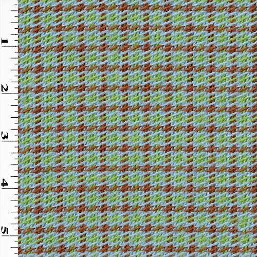 Teal/Multi Plaid Twill Woven Home Decorating Fabric DFW57766