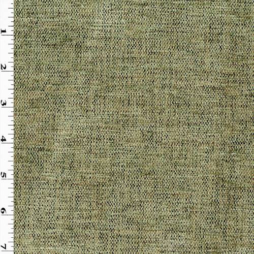 Sage/Faded Brown Textured Chenille Home Decorating Fabric DFW57820